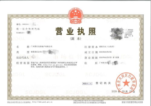 廣州黃埔區公司注冊流程復雜,看看這家房地產公司如何在1天下證